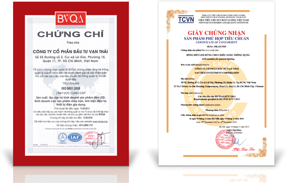 Chứng nhận TUV Rheinland ISO 9001:2008