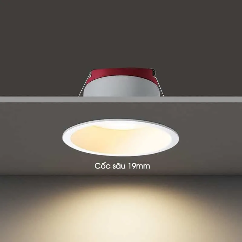 Cấu tạo cơ bản của đèn LED âm trần thạch cao